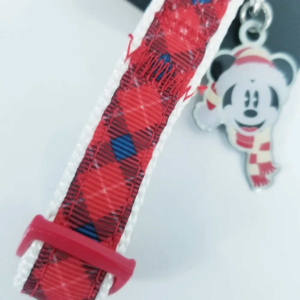 Disney Parks Exclusive Dog Holiday Collar small 20pds Christmas new